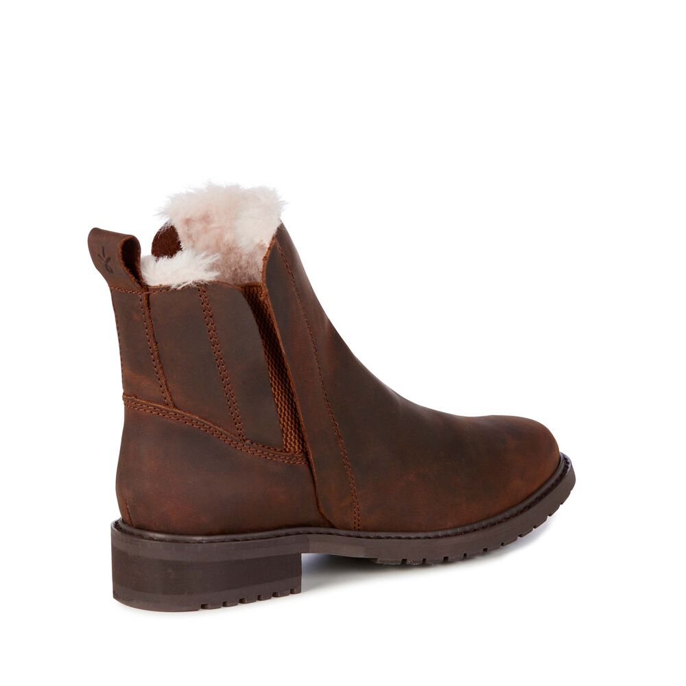 Emu Pioneer Leder Stiefel Damen Braun Deutschland ITG107452