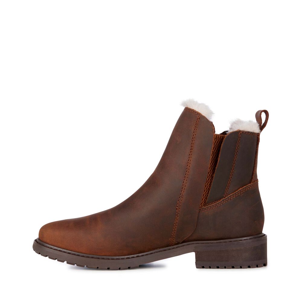 Emu Pioneer Leder Stiefel Damen Braun Deutschland ITG107452