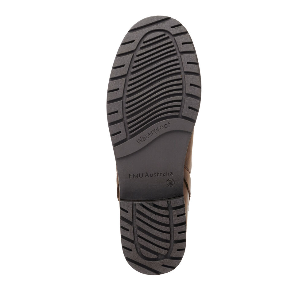 Emu Pioneer Leder Stiefel Damen Schokolade Deutschland DOU971340