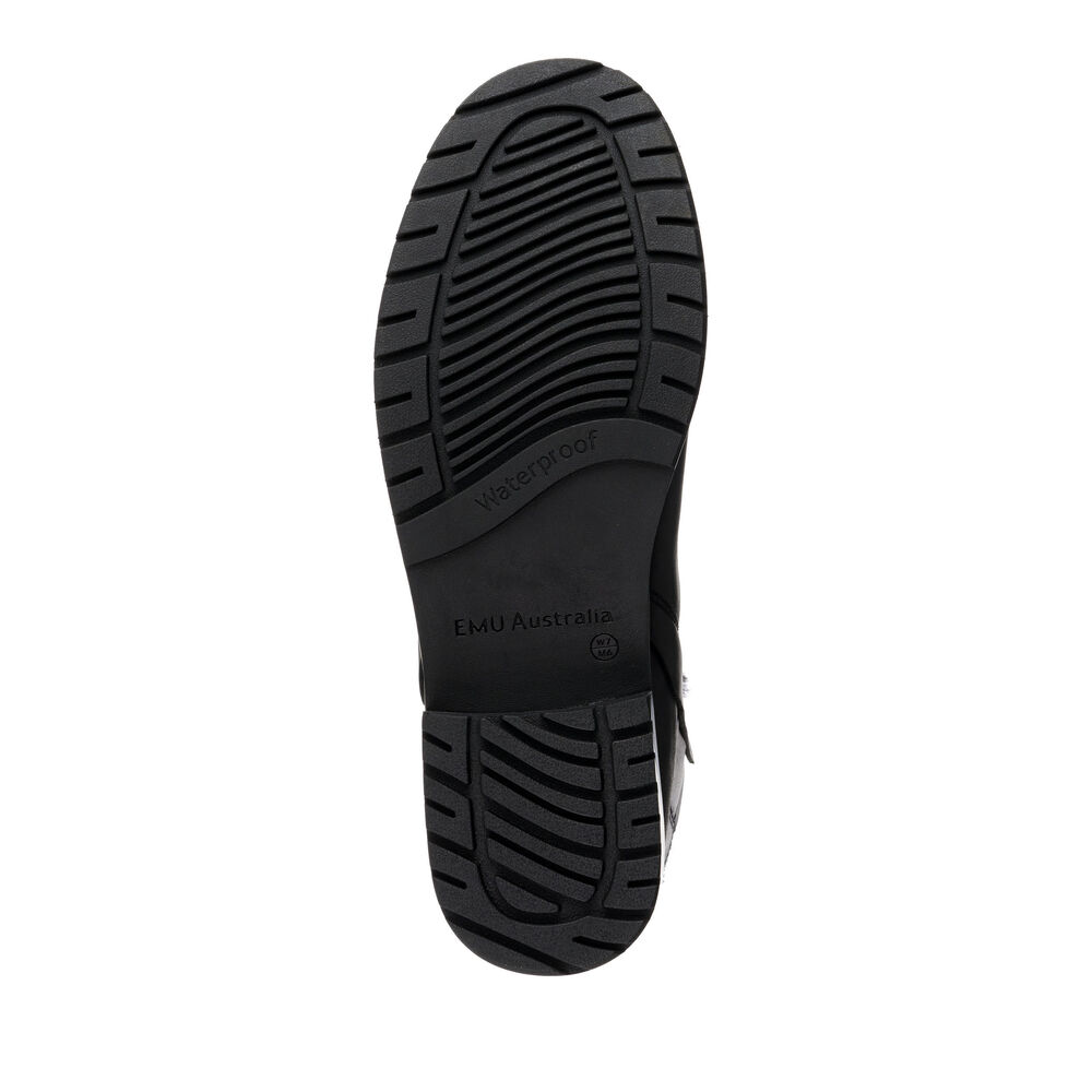 Emu Pioneer Leder Stiefel Damen Schwarz Deutschland DZO158240