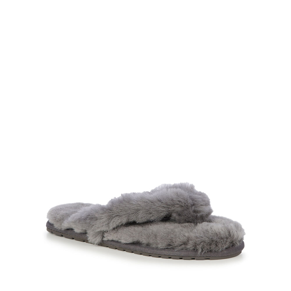 Emu Pitta Hausschuhe Damen Tiefesgrau Deutschland ARB062971
