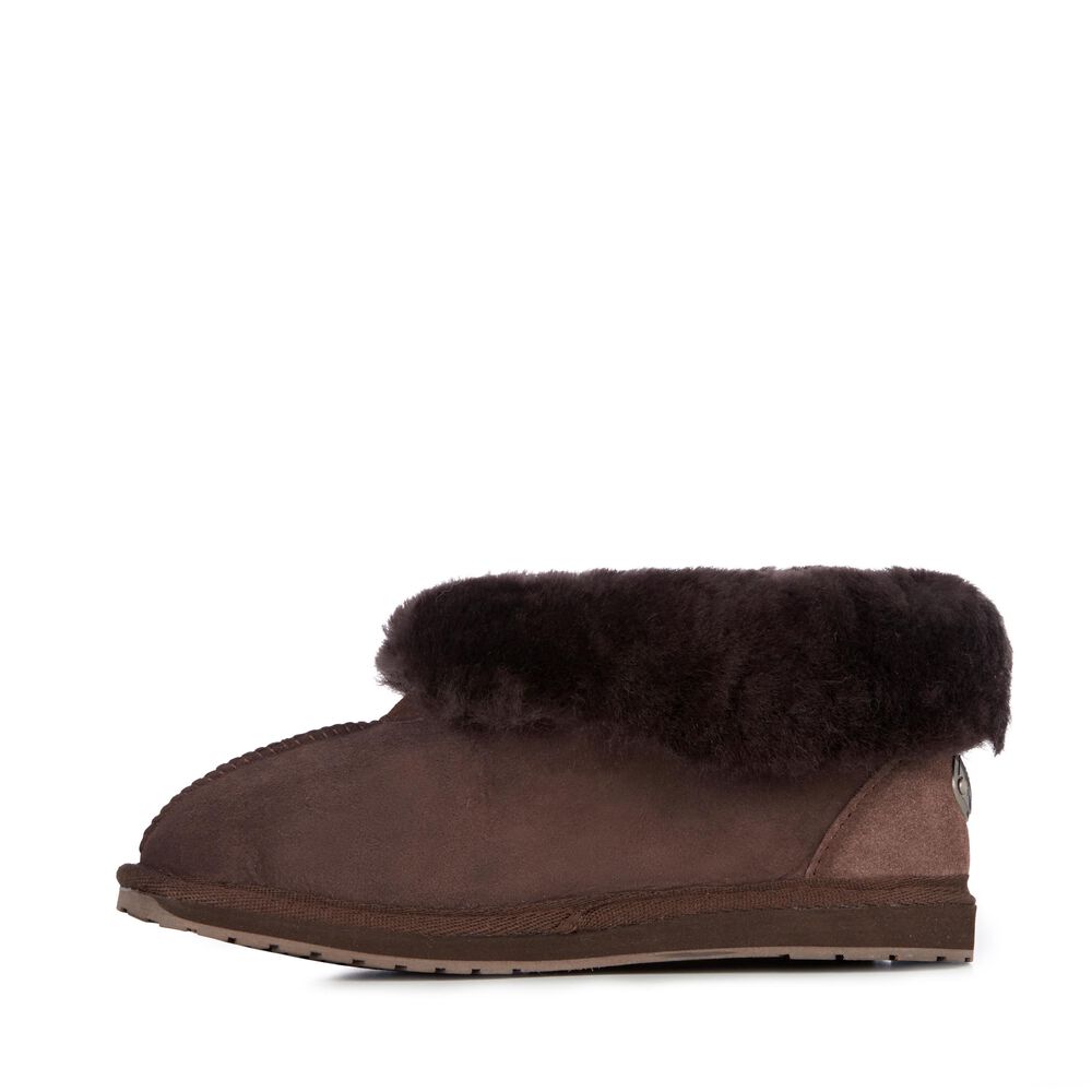Emu Platinum Albany Hausschuhe Damen Schokolade Deutschland CEZ648312