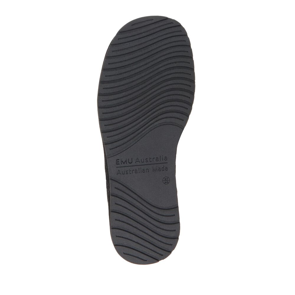 Emu Platinum Ashford Hausschuhe Herren Schwarz Deutschland SUJ249083