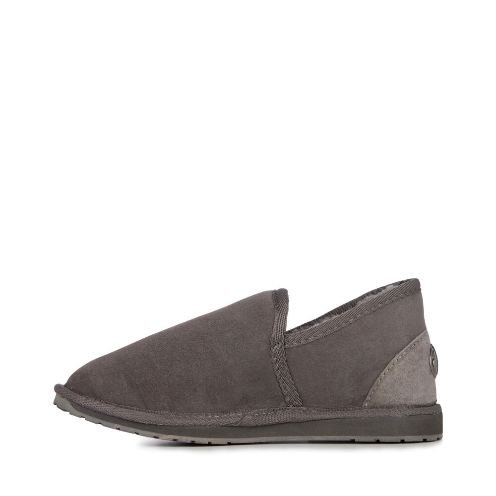 Emu Platinum Ashford Hausschuhe Herren Tiefesgrau Deutschland QJO285036