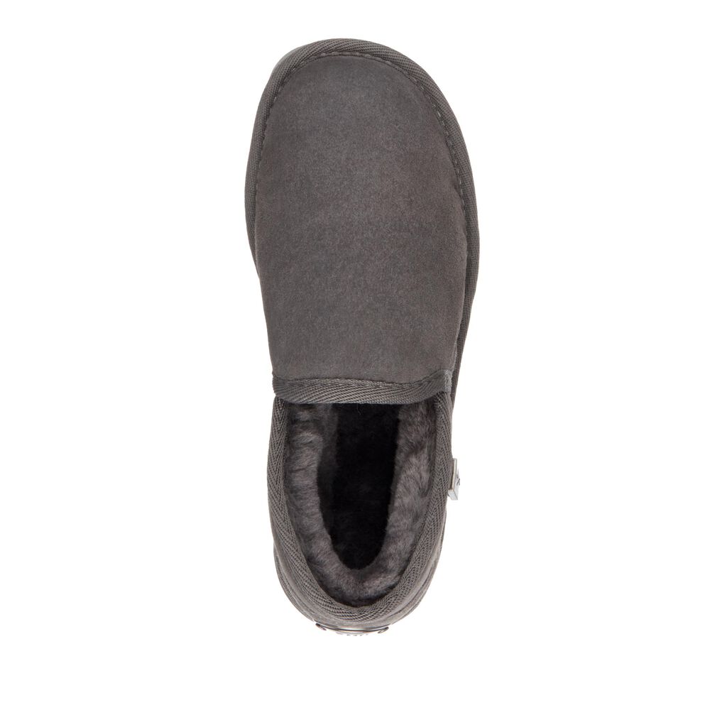 Emu Platinum Ashford Hausschuhe Herren Tiefesgrau Deutschland QJO285036