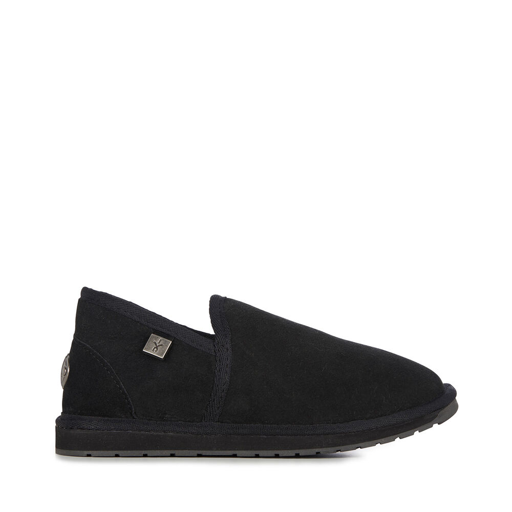 Emu Platinum Ashford Hausschuhe Kinder Schwarz Deutschland HKF392651
