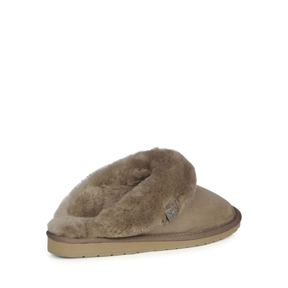 Emu Platinum Eden Hausschuhe Damen Khaki Deutschland TND472851