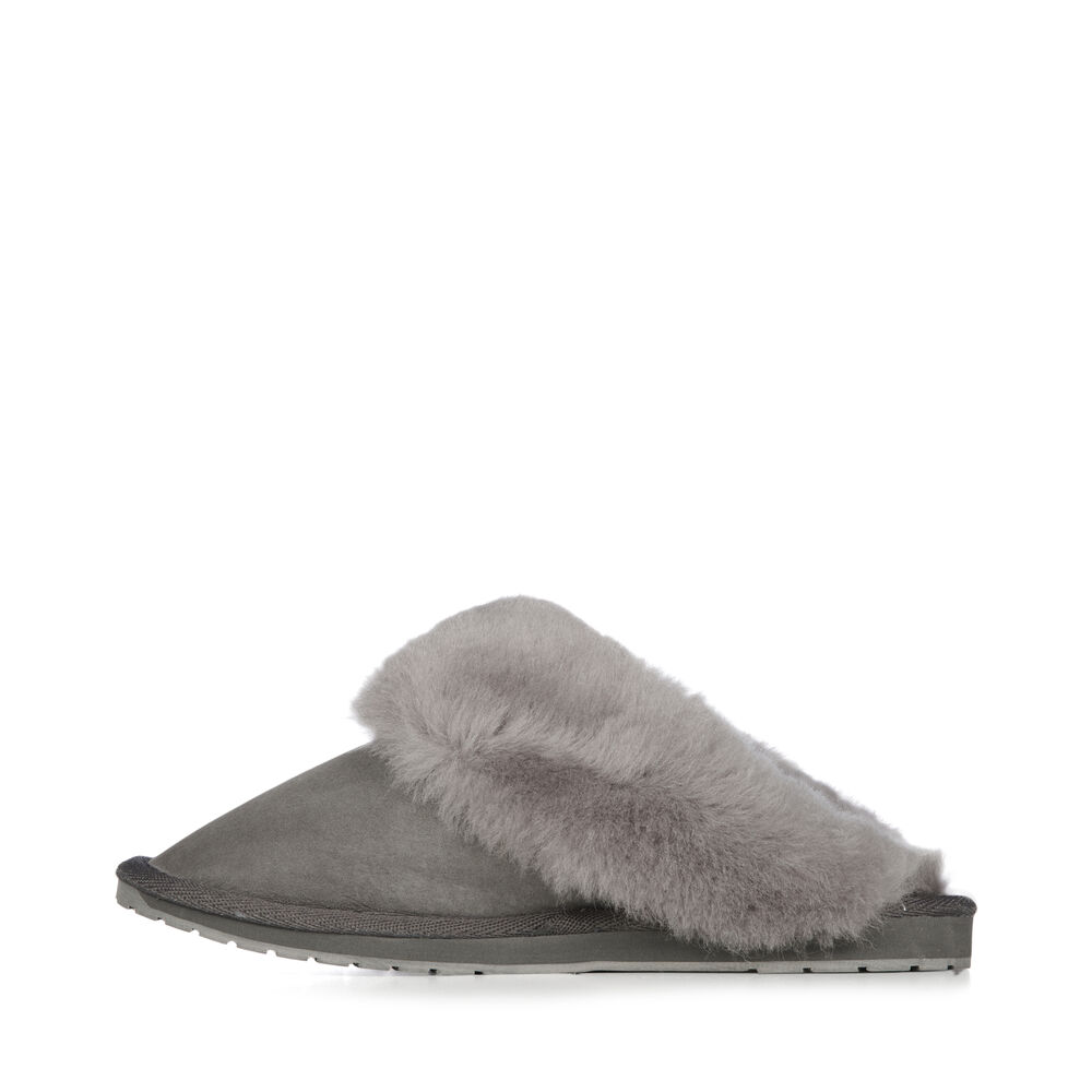Emu Platinum Eden Hausschuhe Damen Tiefesgrau Deutschland JGV250631