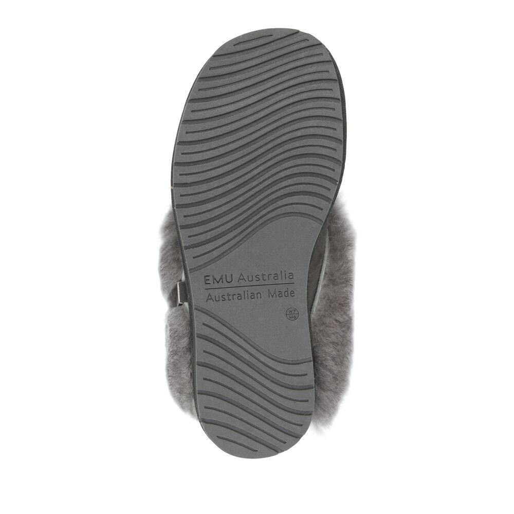 Emu Platinum Eden Hausschuhe Damen Tiefesgrau Deutschland JGV250631