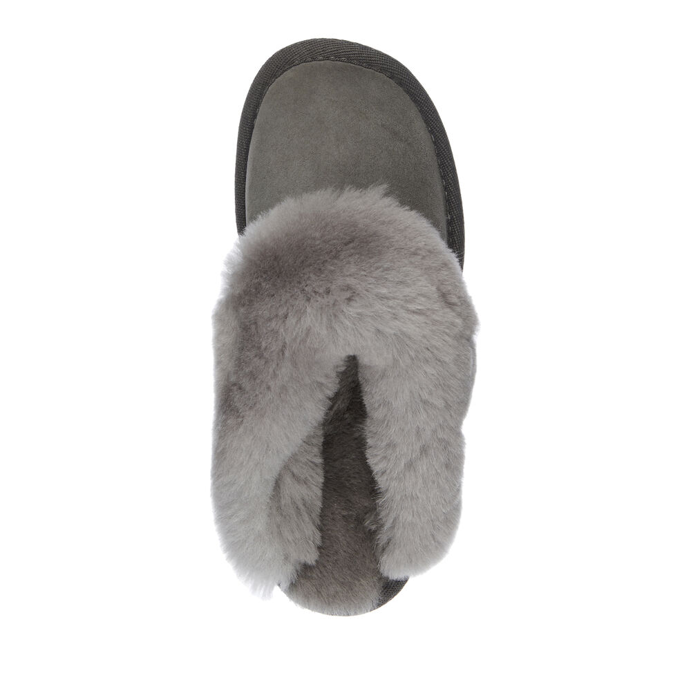 Emu Platinum Eden Hausschuhe Damen Tiefesgrau Deutschland JGV250631
