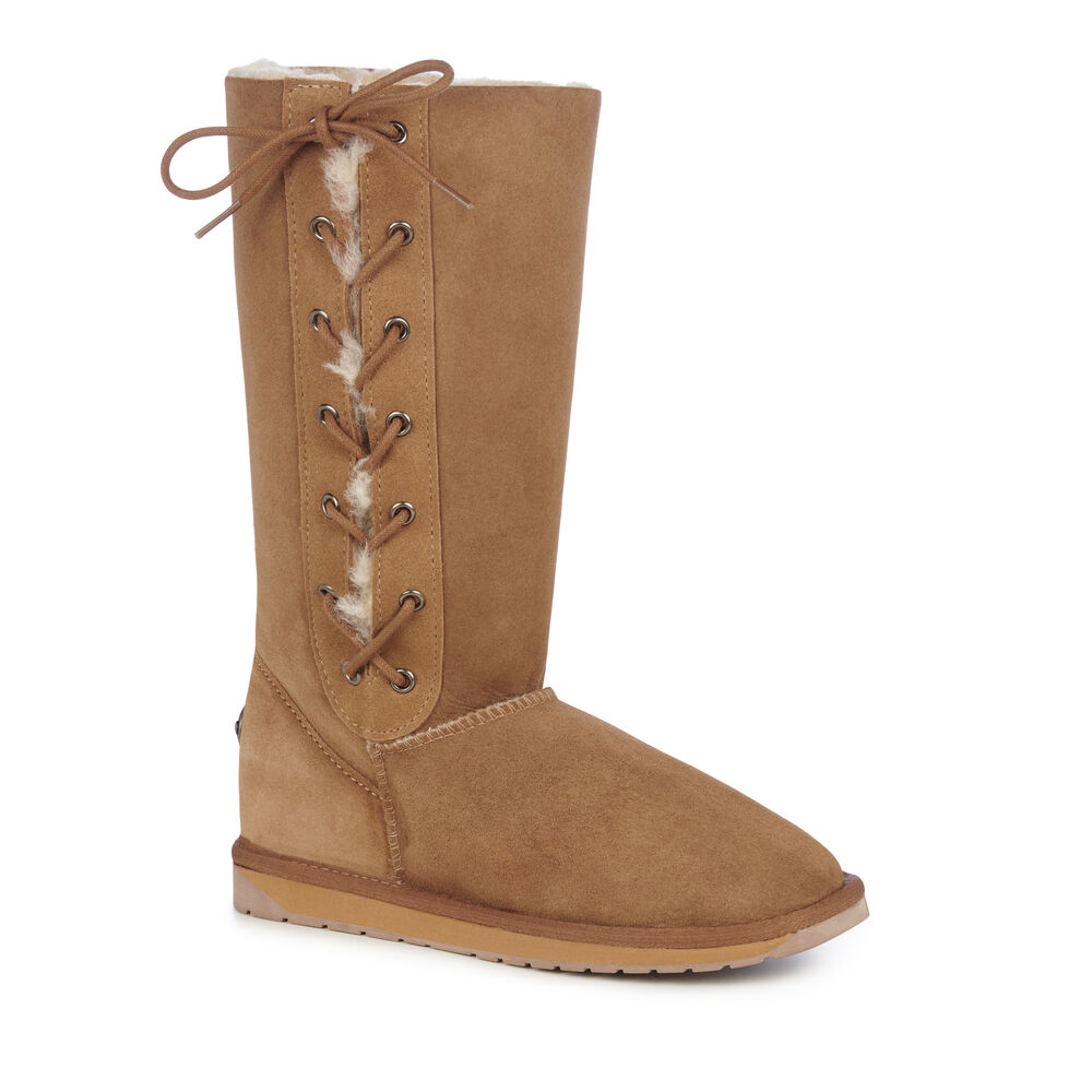 Emu Platinum Hi Spitze Stiefel Damen Braun Deutschland DLT486529
