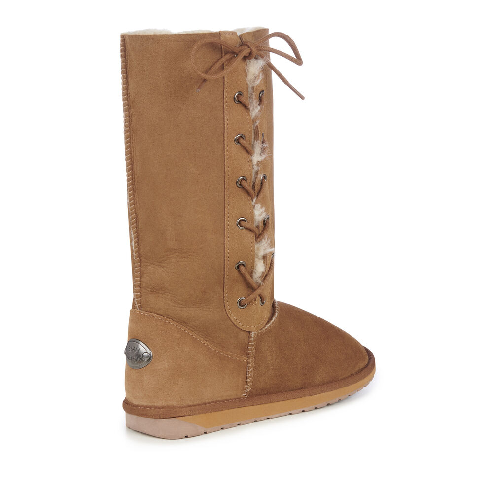 Emu Platinum Hi Spitze Stiefel Damen Braun Deutschland DLT486529