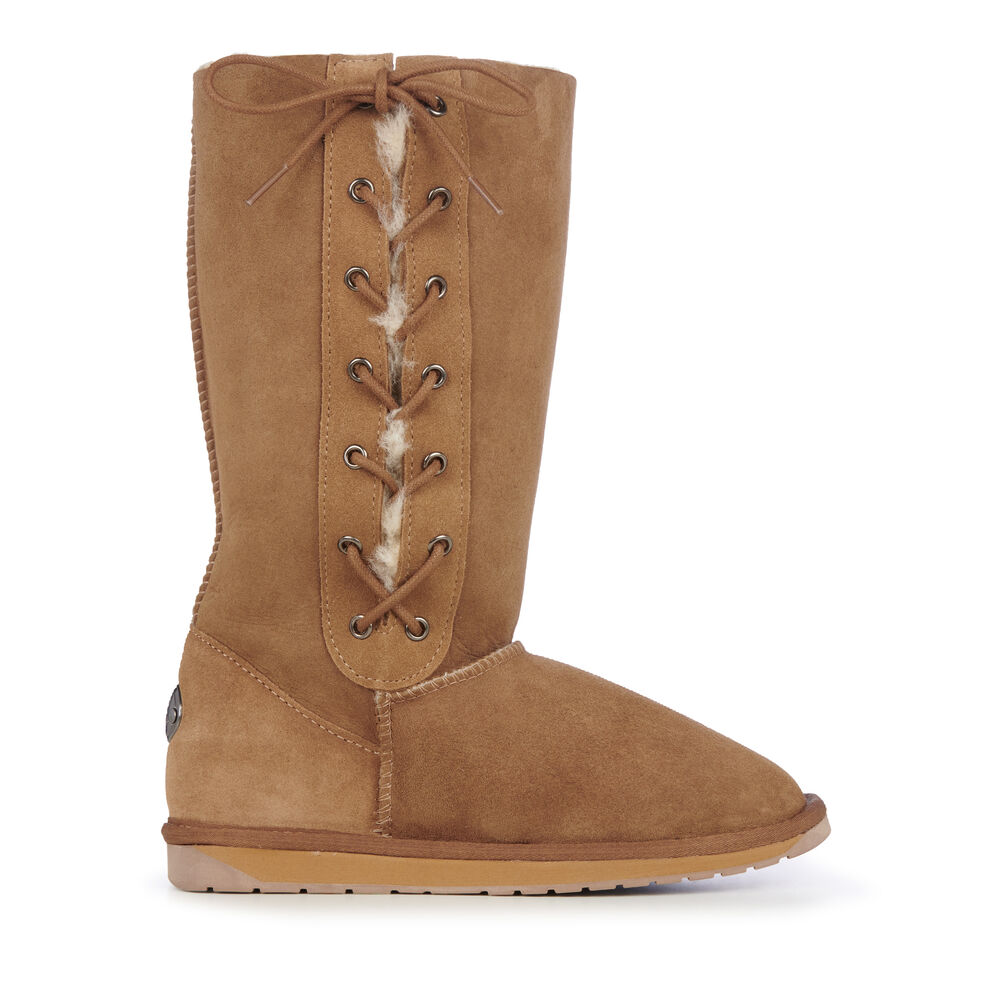 Emu Platinum Hi Spitze Stiefel Damen Braun Deutschland DLT486529