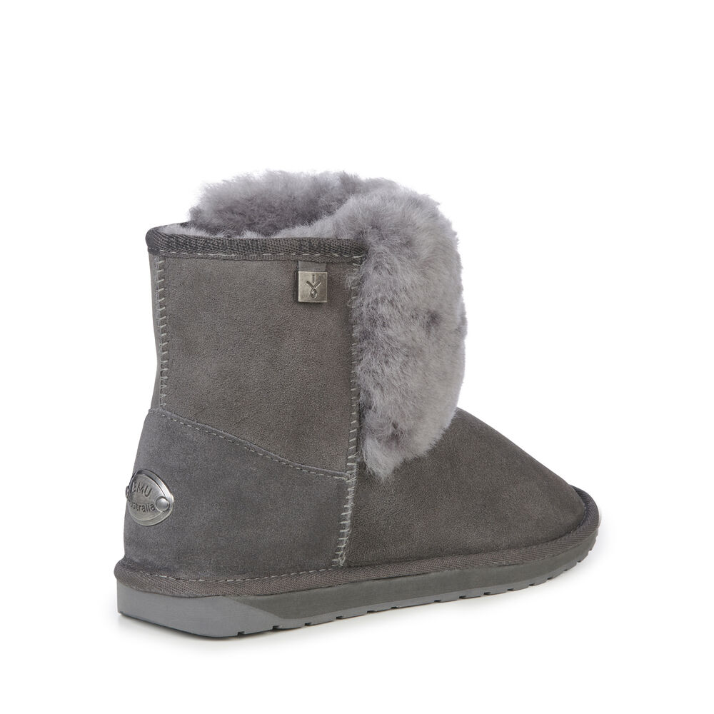 Emu Platinum Lara Mini Stiefel Damen Tiefesgrau Deutschland AYS213680