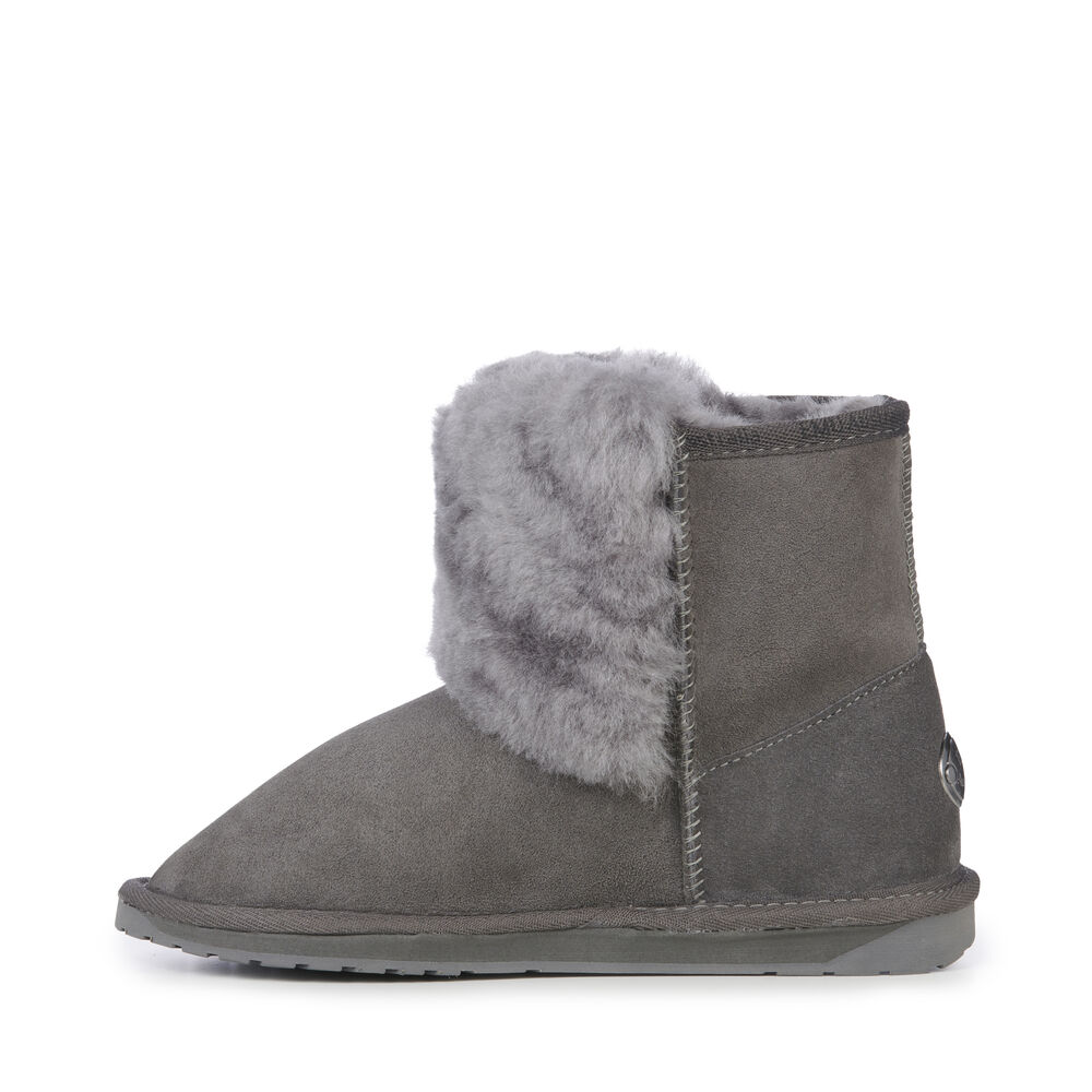 Emu Platinum Lara Mini Stiefel Damen Tiefesgrau Deutschland AYS213680