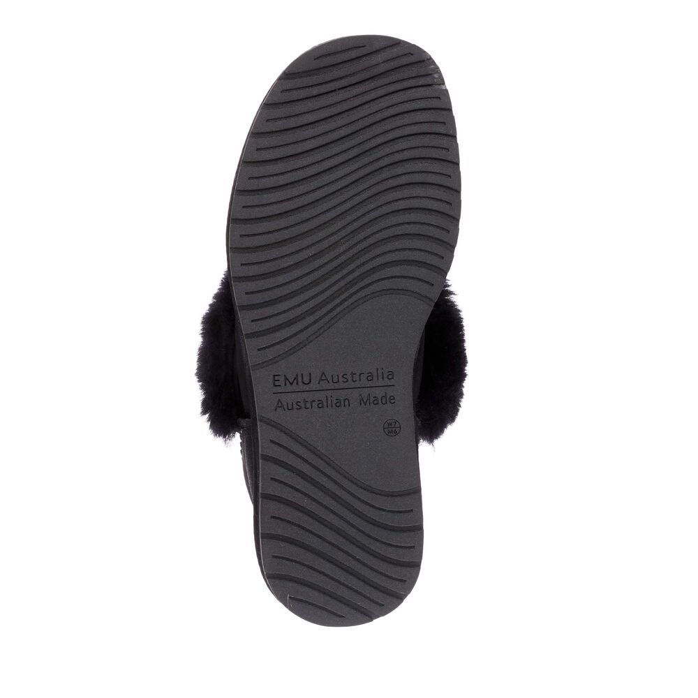 Emu Platinum Mintaro Hausschuhe Damen Schwarz Deutschland IYV267145
