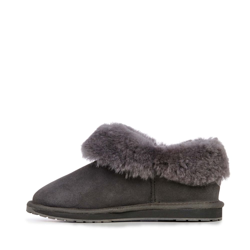 Emu Platinum Mintaro Hausschuhe Damen Tiefesgrau Deutschland MRO754096