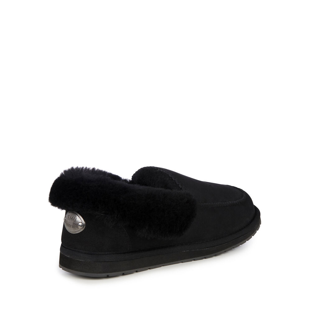 Emu Platinum Murray Hausschuhe Herren Schwarz Deutschland CTL968035