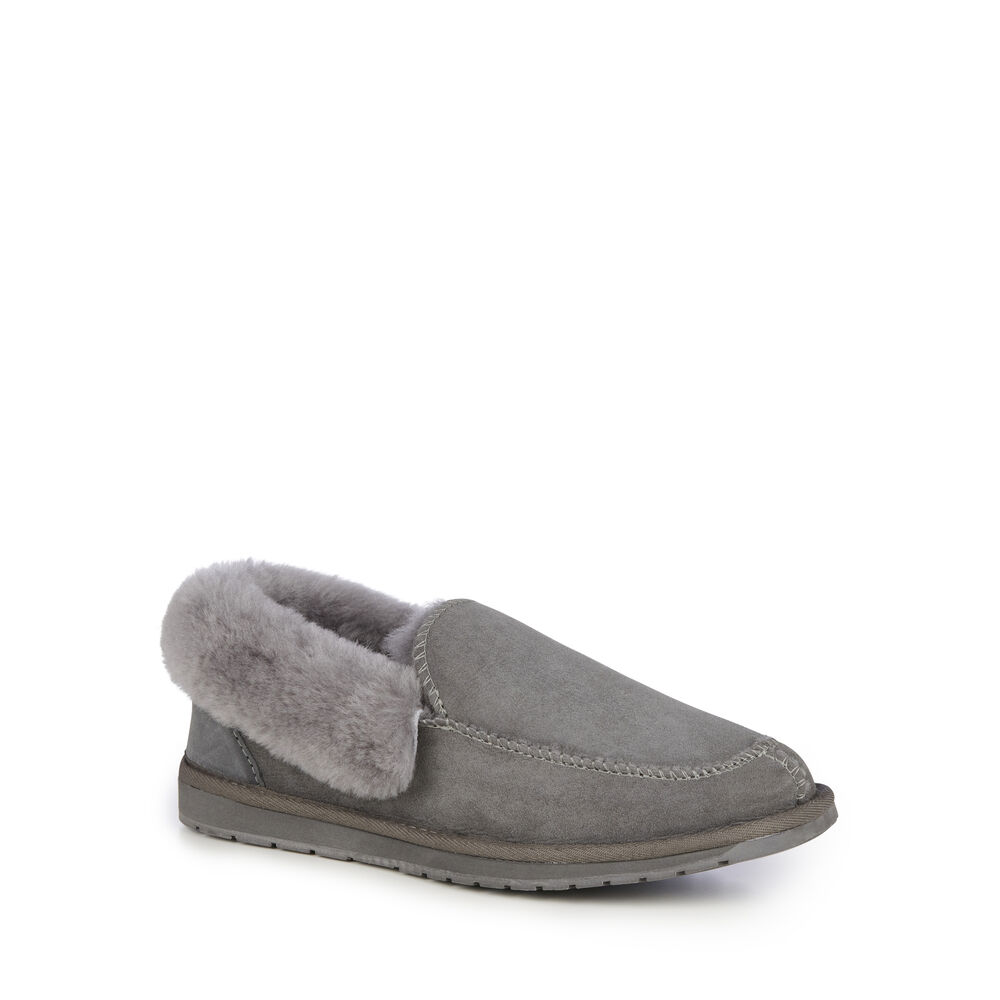 Emu Platinum Murray Hausschuhe Herren Tiefesgrau Deutschland BKM356874