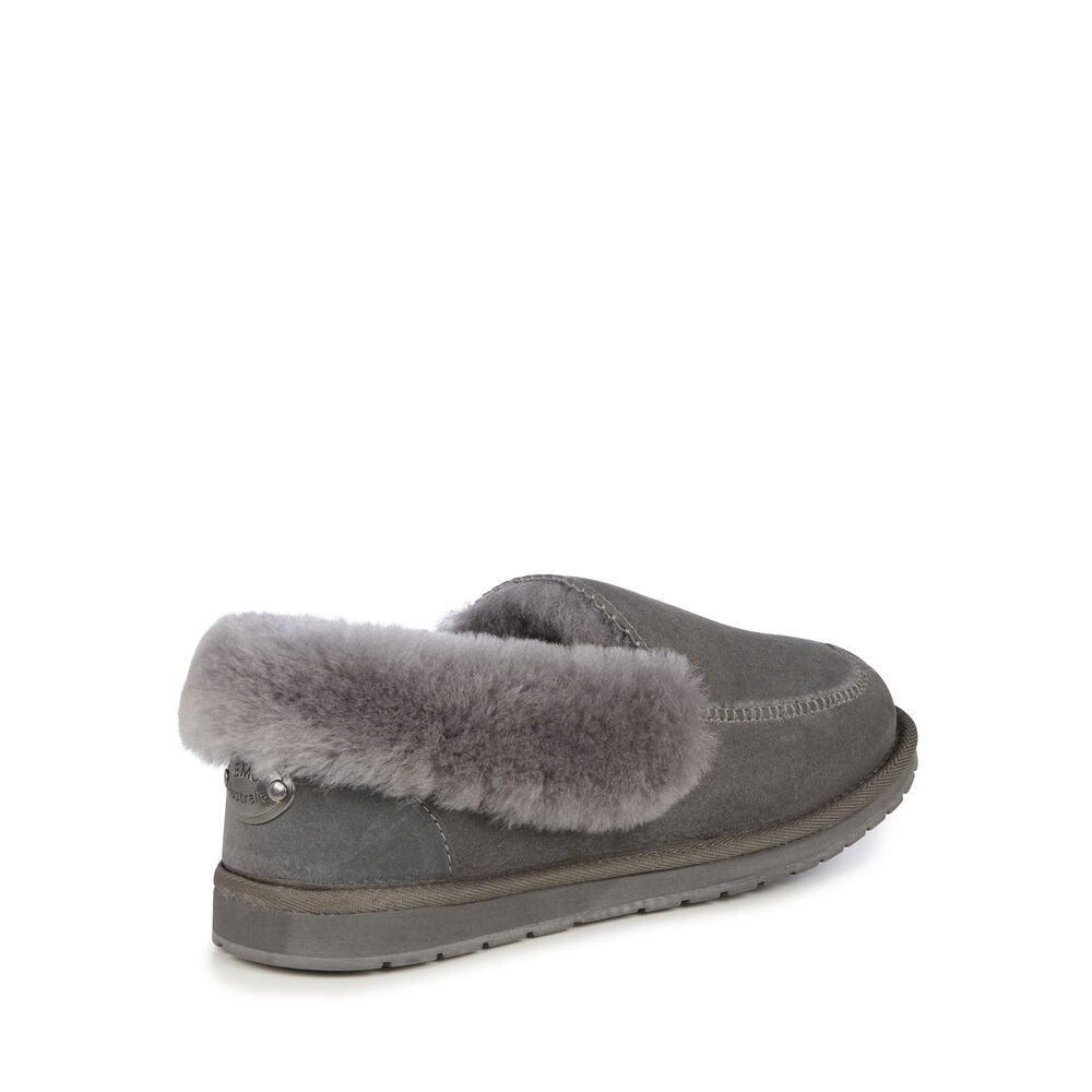Emu Platinum Murray Hausschuhe Herren Tiefesgrau Deutschland BKM356874
