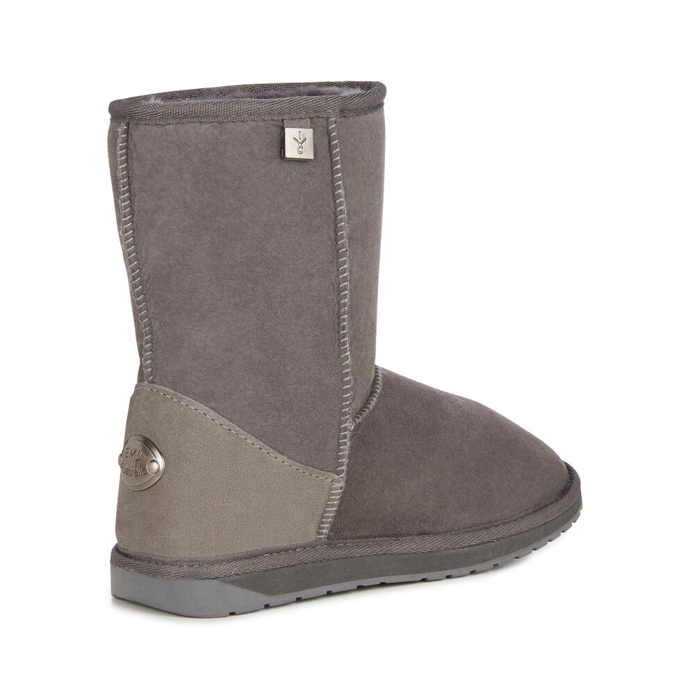 Emu Platinum Stinger Lo Stiefel Damen Tiefesgrau Deutschland XCR395104