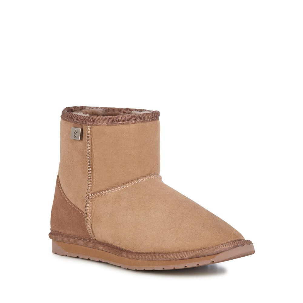 Emu Platinum Stinger Mini Stiefel Damen Khaki Deutschland NRM079831