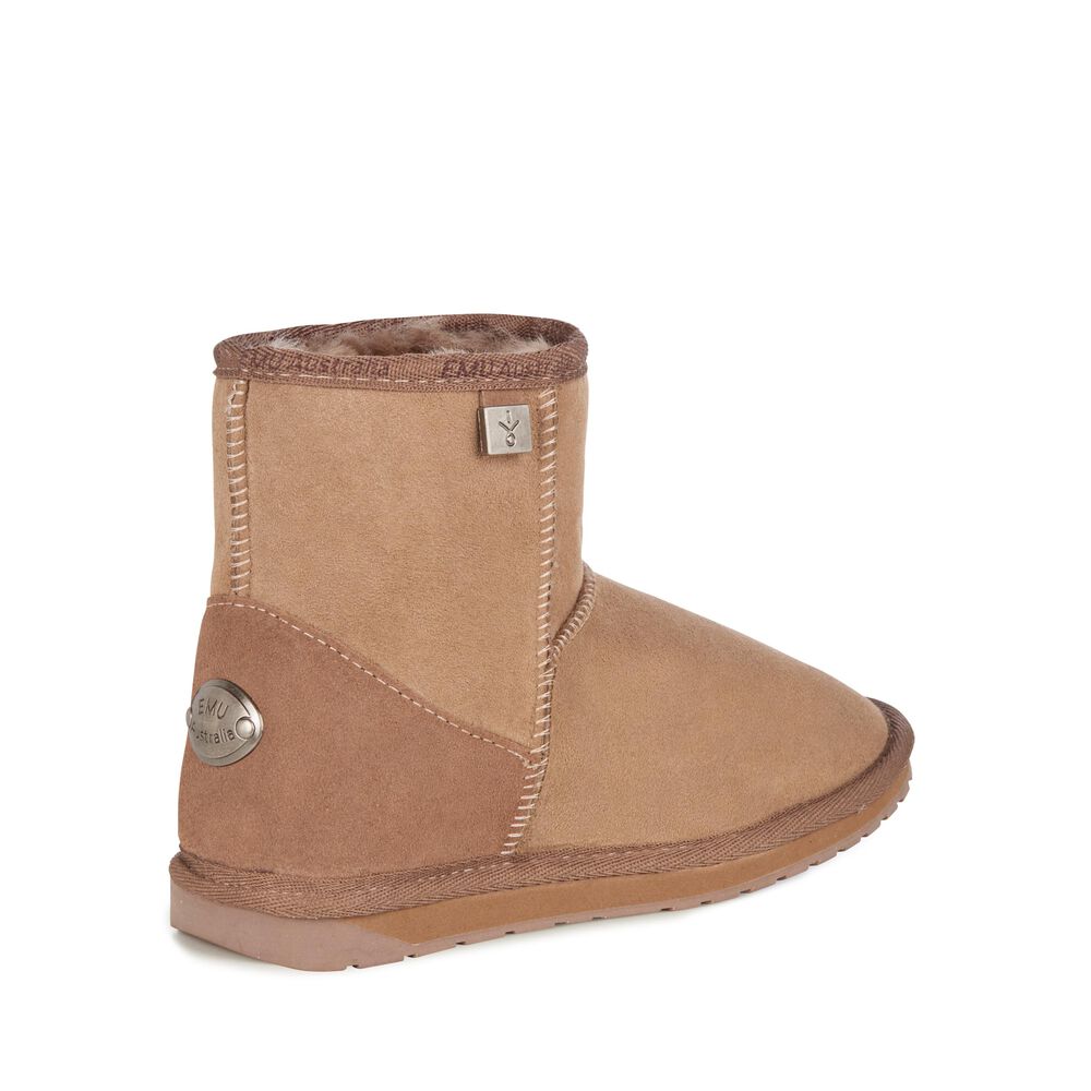 Emu Platinum Stinger Mini Stiefel Damen Khaki Deutschland NRM079831