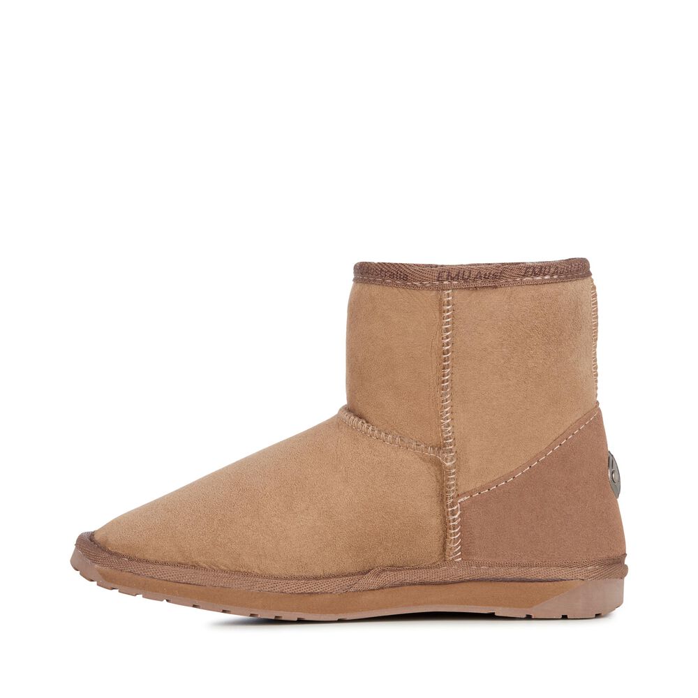 Emu Platinum Stinger Mini Stiefel Damen Khaki Deutschland NRM079831