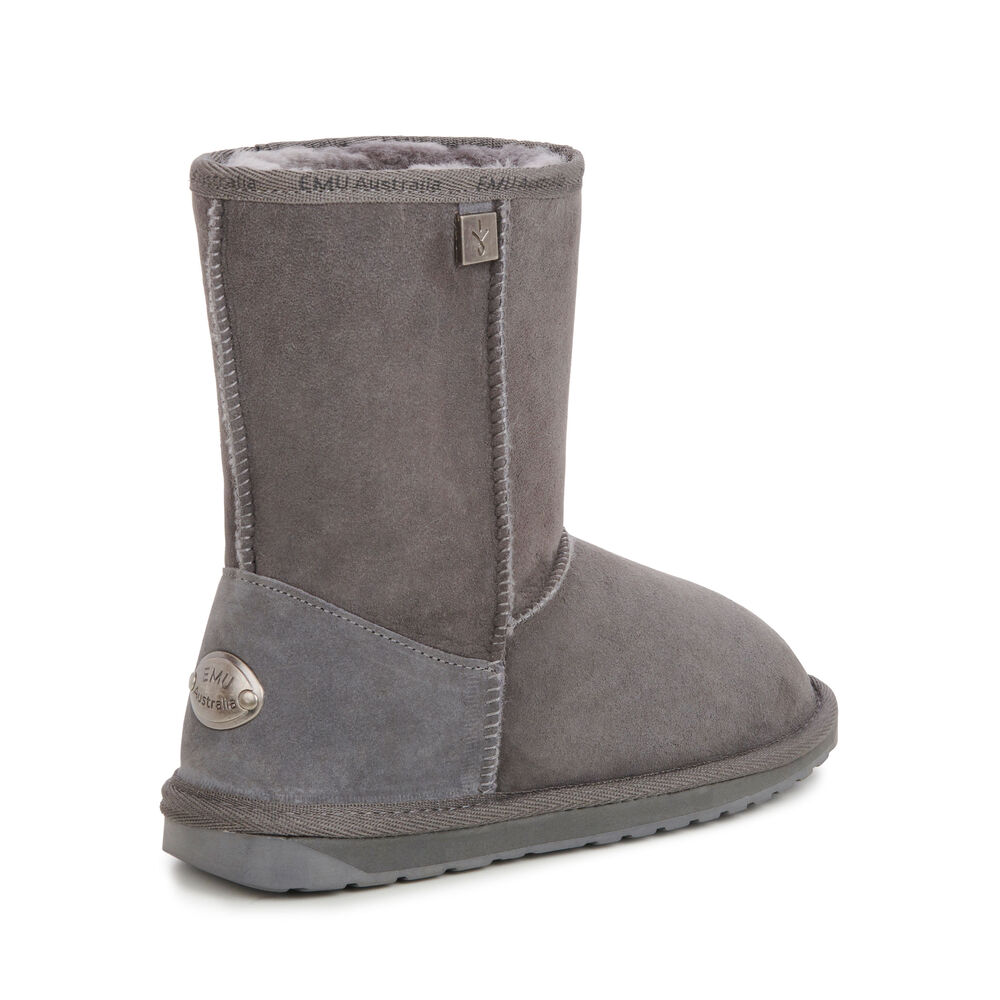 Emu Platinum Stinger Slim Lo Stiefel Damen Tiefesgrau Deutschland YET170569