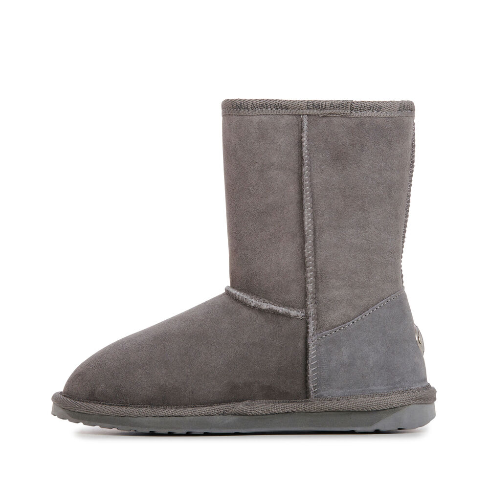 Emu Platinum Stinger Slim Lo Stiefel Damen Tiefesgrau Deutschland YET170569