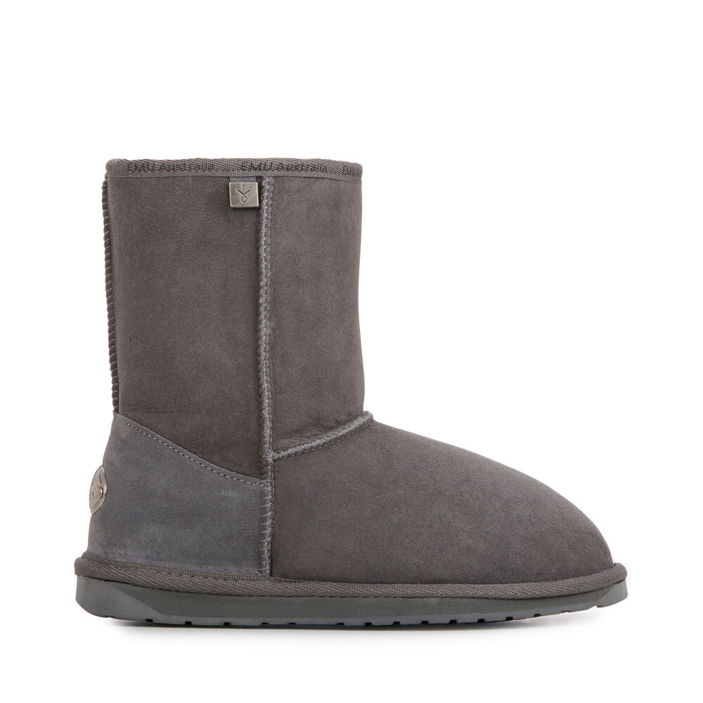Emu Platinum Stinger Slim Lo Stiefel Damen Tiefesgrau Deutschland YET170569