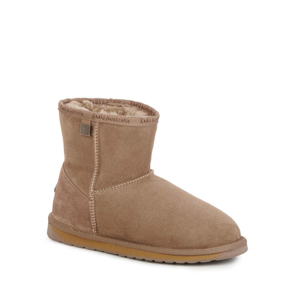 Emu Platinum Stinger Slim Mini Stiefel Damen Khaki Deutschland JYM758631