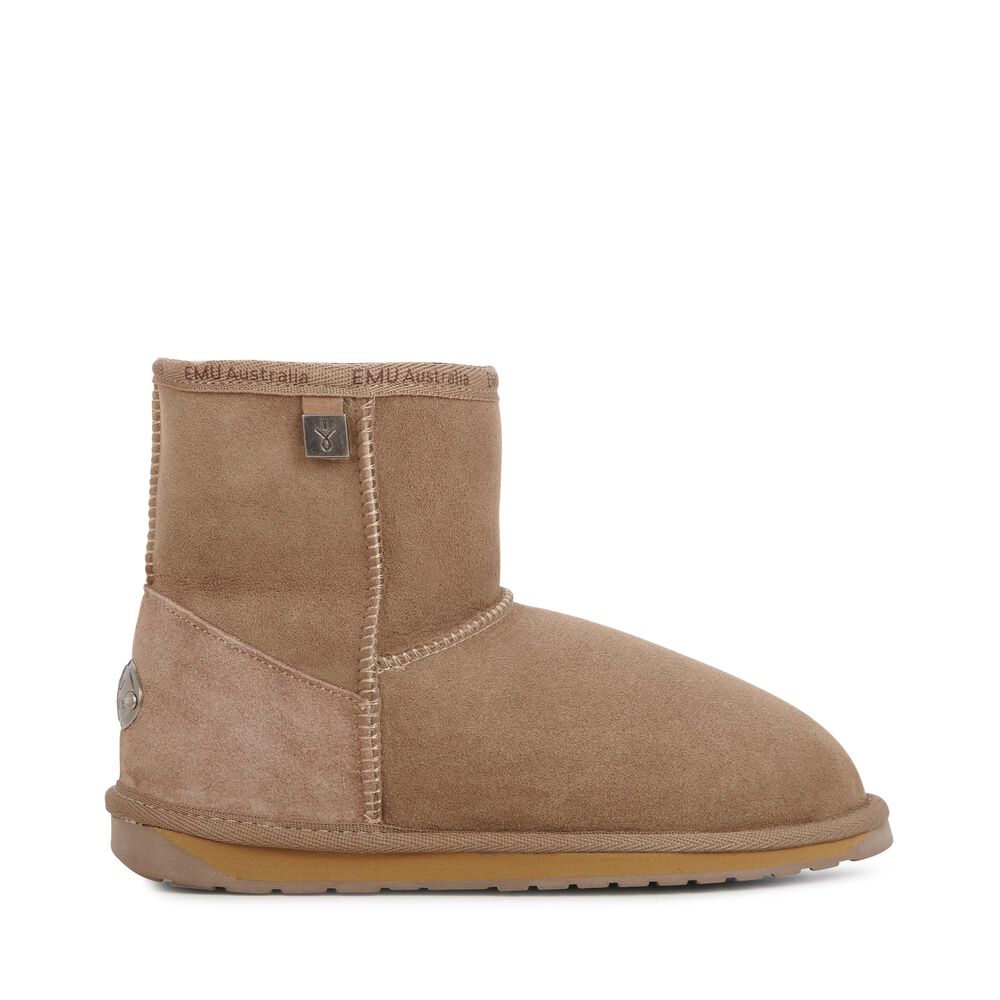 Emu Platinum Stinger Slim Mini Stiefel Damen Khaki Deutschland JYM758631