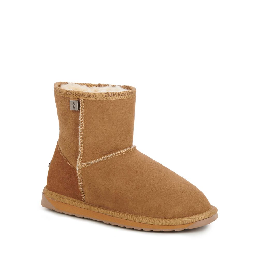 Emu Platinum Stinger Slim Mini Stiefel Damen Braun Deutschland RPZ532746
