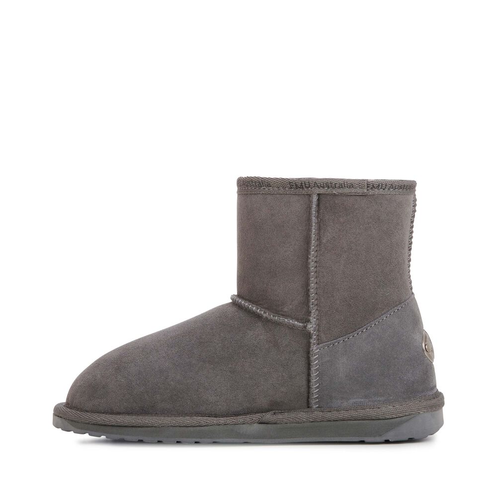 Emu Platinum Stinger Slim Mini Stiefel Damen Tiefesgrau Deutschland UIA865129