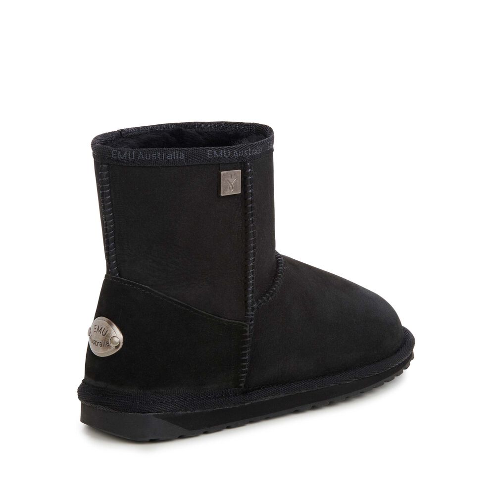 Emu Platinum Stinger Slim Mini Stiefel Damen Schwarz Deutschland UQW182574