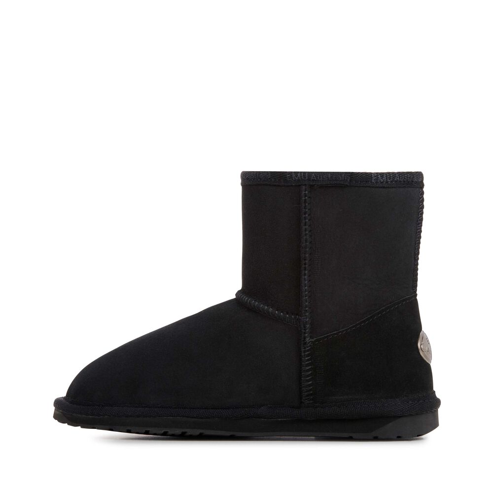 Emu Platinum Stinger Slim Mini Stiefel Damen Schwarz Deutschland UQW182574