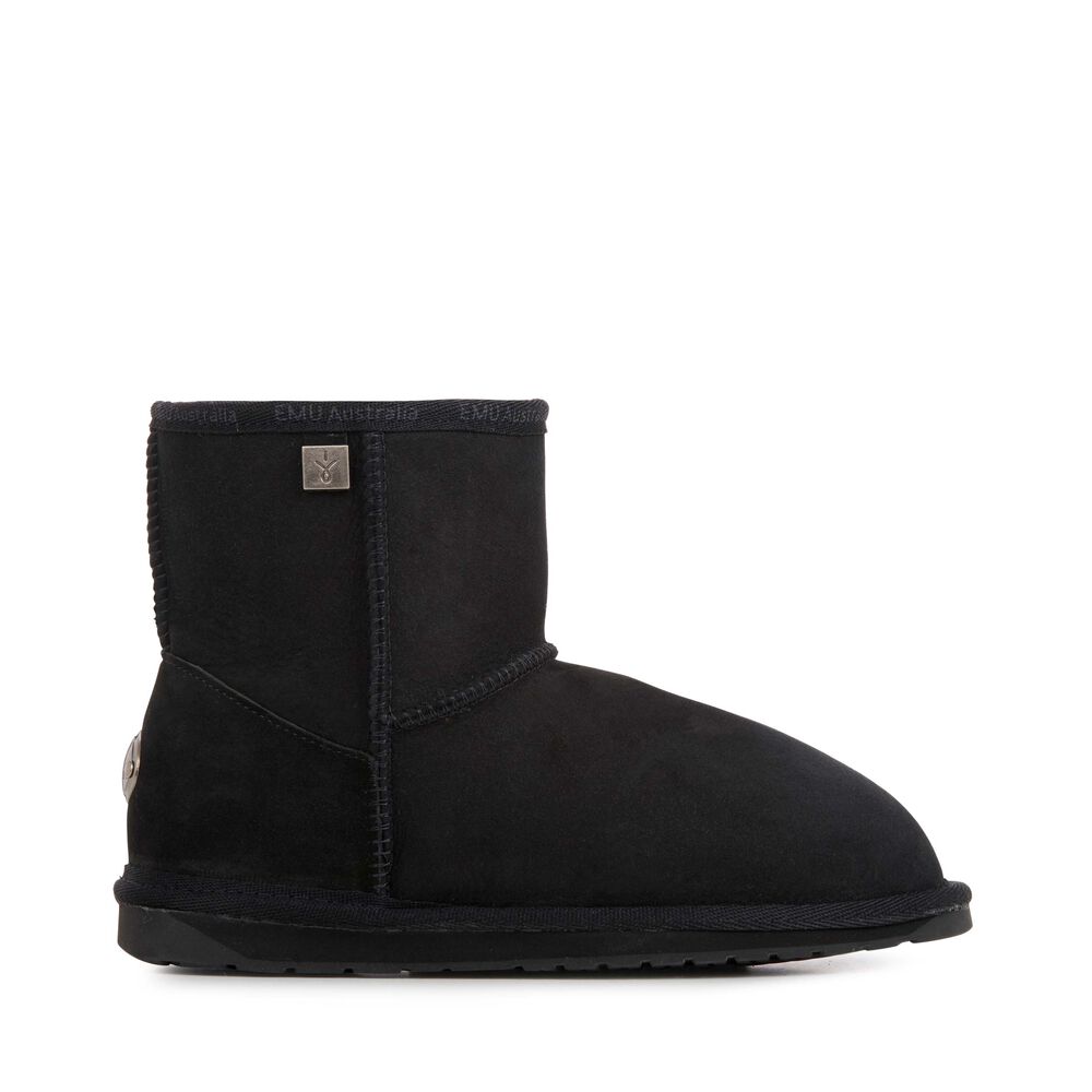 Emu Platinum Stinger Slim Mini Stiefel Damen Schwarz Deutschland UQW182574