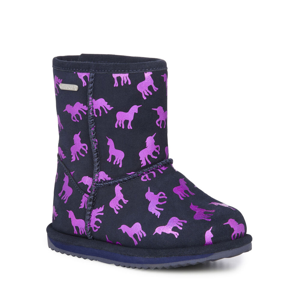 Emu Rainbow Unicorn Brumby Stiefel Kinder Navy Deutschland AQP958236