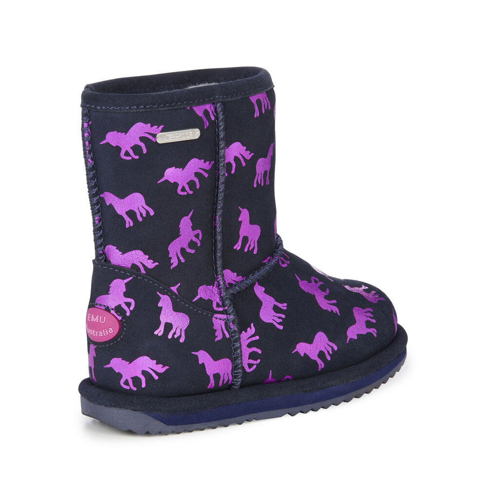 Emu Rainbow Unicorn Brumby Stiefel Kinder Navy Deutschland AQP958236