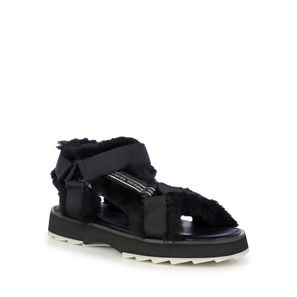 Emu Raven Sandalen Damen Schwarz Deutschland LIT536948