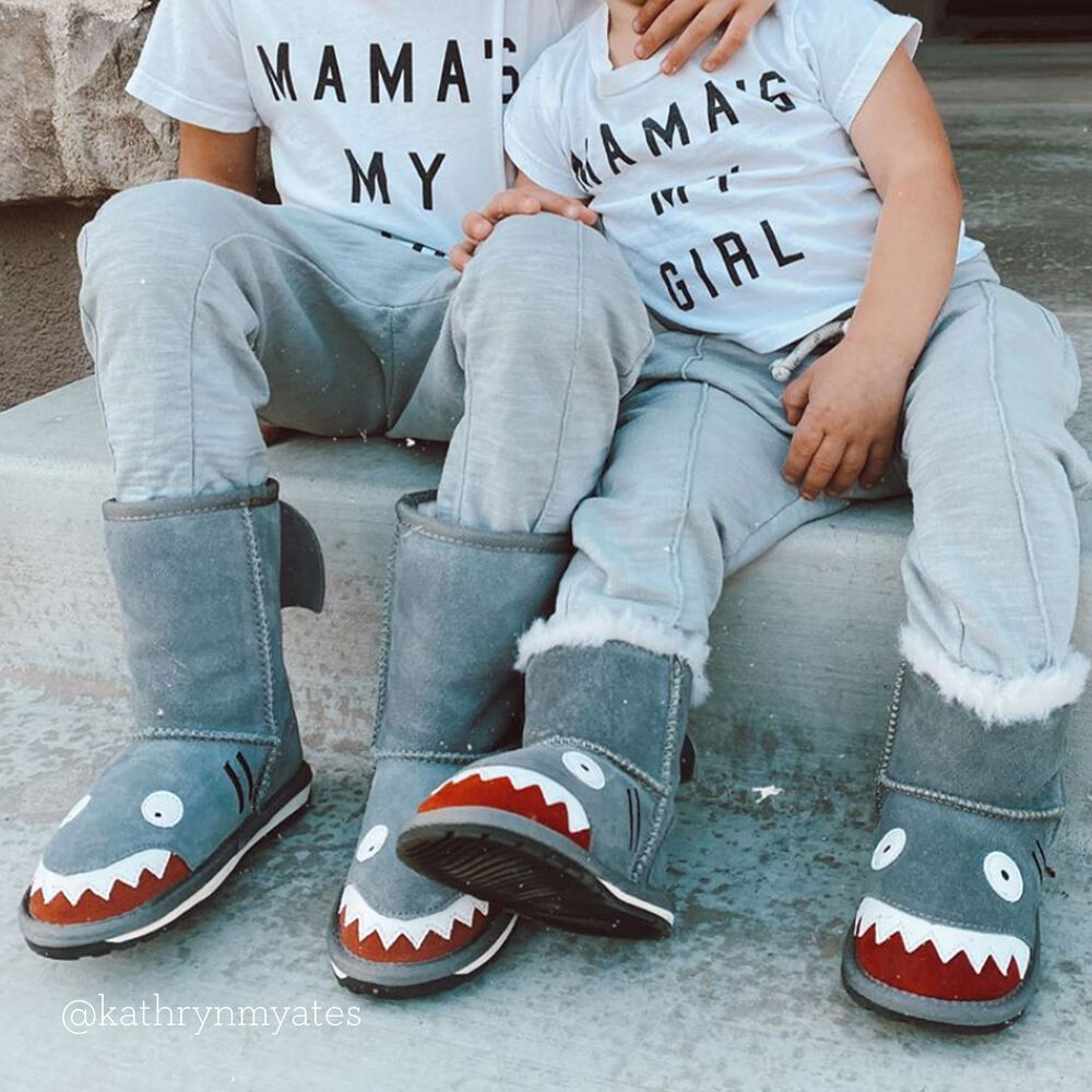 Emu Shark Stiefel Kinder Grau Deutschland MIR573981