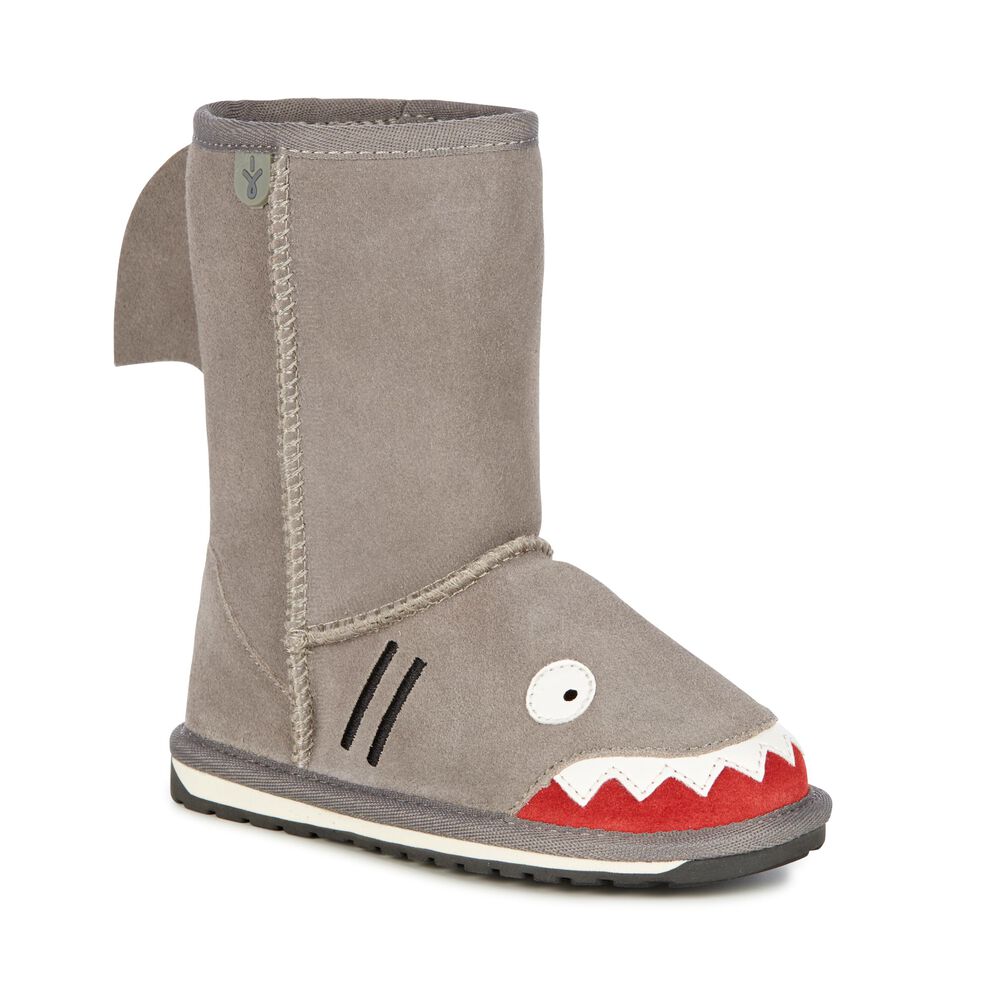 Emu Shark Stiefel Kinder Grau Deutschland MIR573981