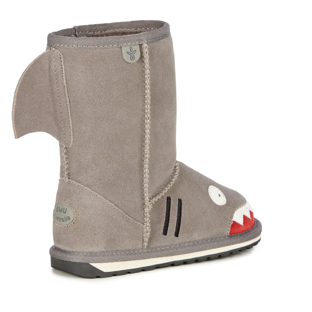 Emu Shark Stiefel Kinder Grau Deutschland MIR573981