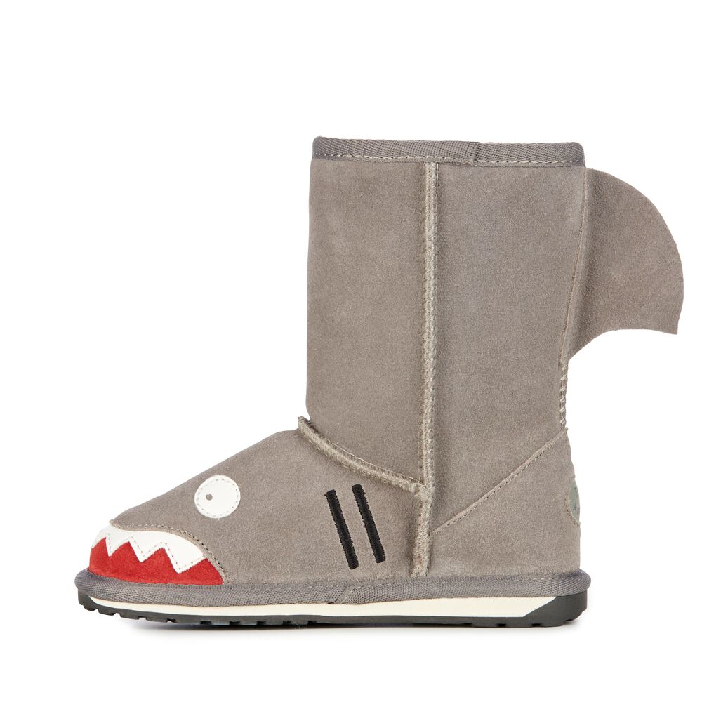 Emu Shark Stiefel Kinder Grau Deutschland MIR573981