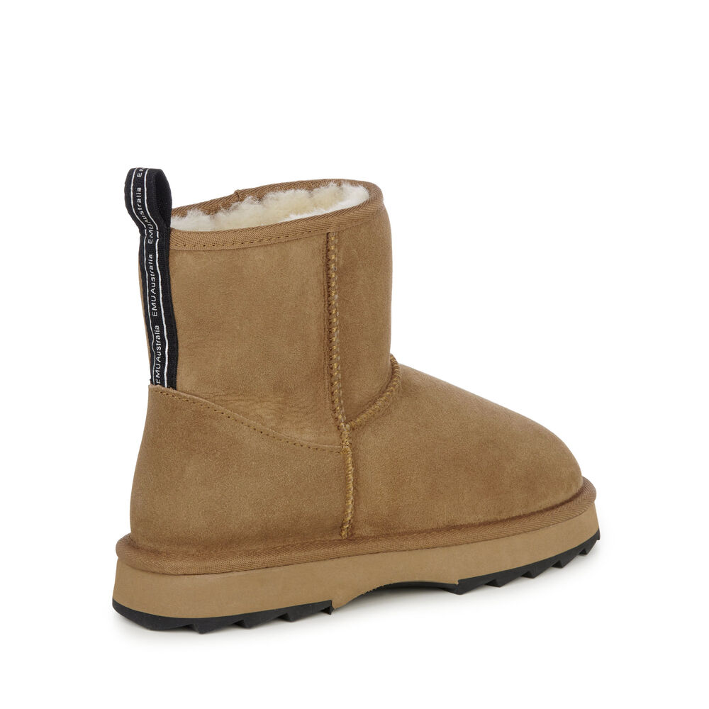 Emu Sharky Mini Stiefel Damen Braun Schwarz Deutschland AOH054879