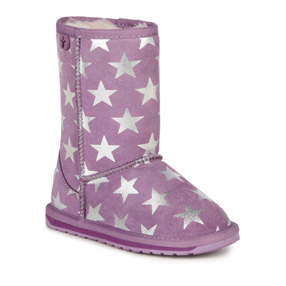 Emu Starry Night Stiefel Kinder Lila Deutschland ANX401985