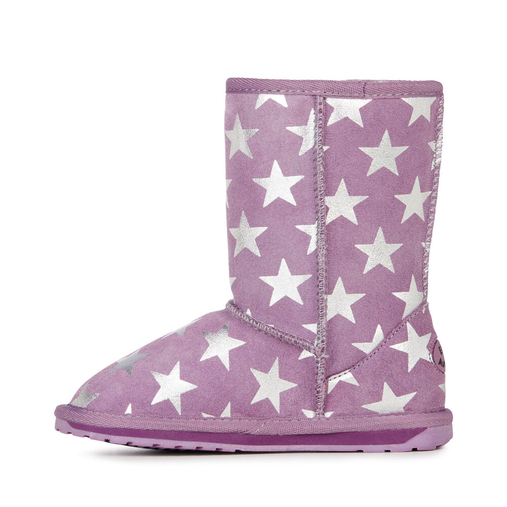Emu Starry Night Stiefel Kinder Lila Deutschland ANX401985