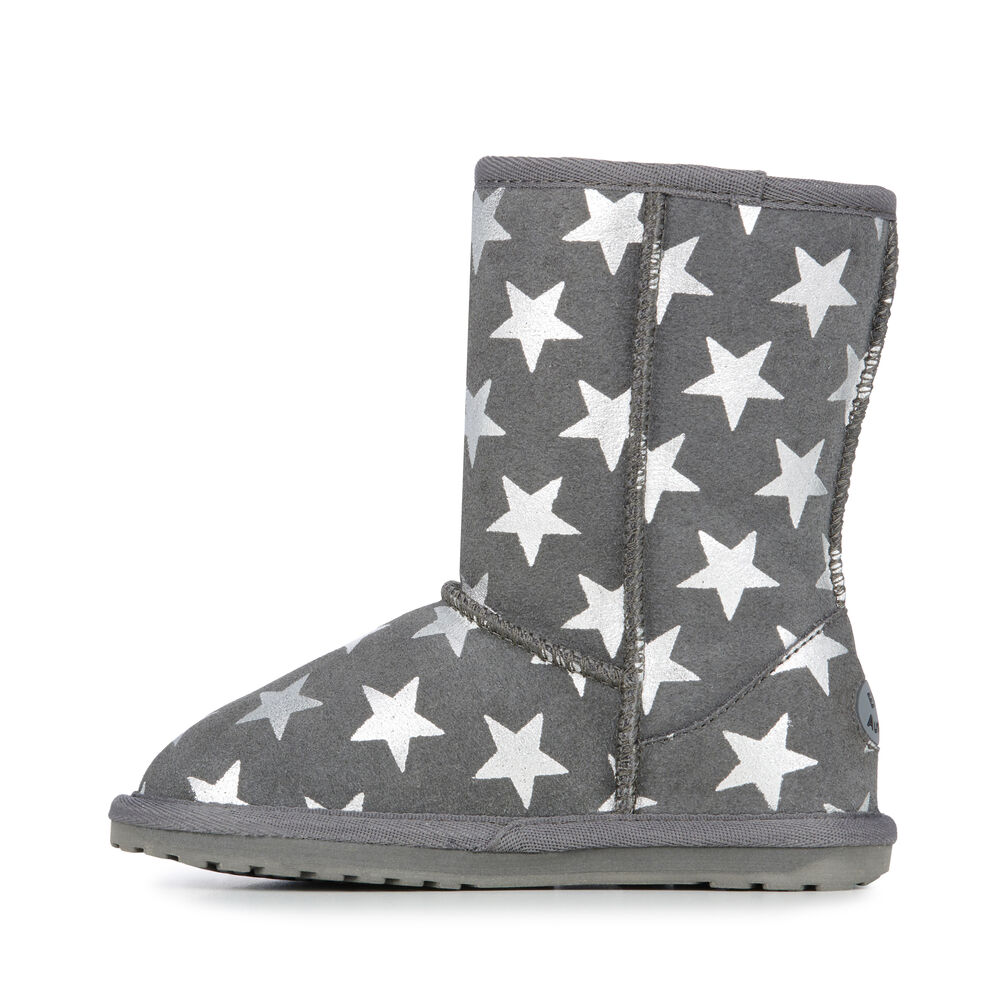 Emu Starry Night Stiefel Kinder Tiefesgrau Deutschland ILP871950