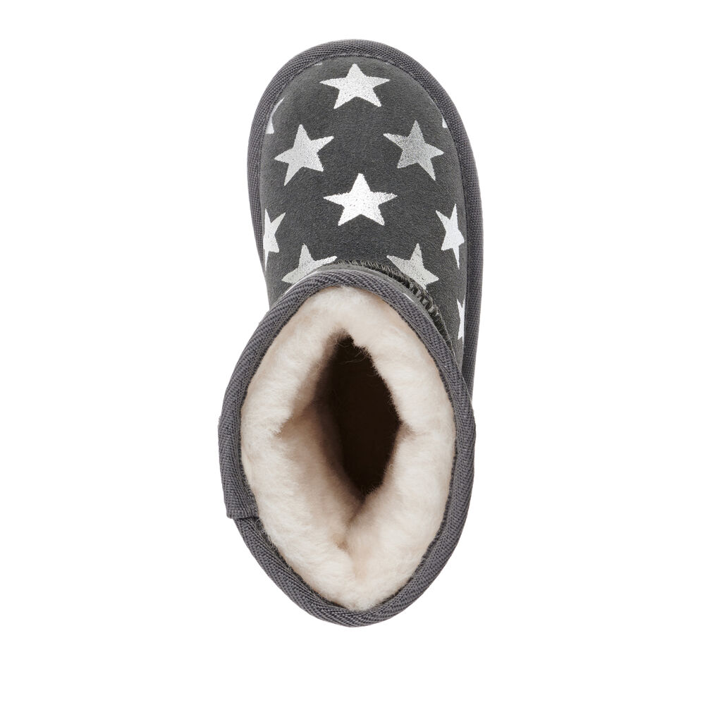 Emu Starry Night Stiefel Kinder Tiefesgrau Deutschland ILP871950